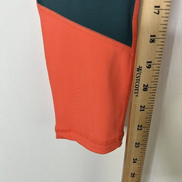 Zyia Active Light N Tight Womens Size 4 Tangerine Orange 7/8 Leggings High Rise - Picture 6 of 11